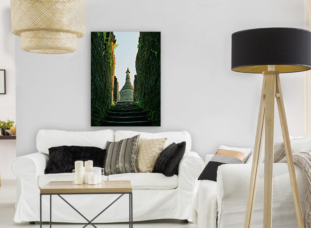 Overgrown Pagoda Framed Print - Image 2