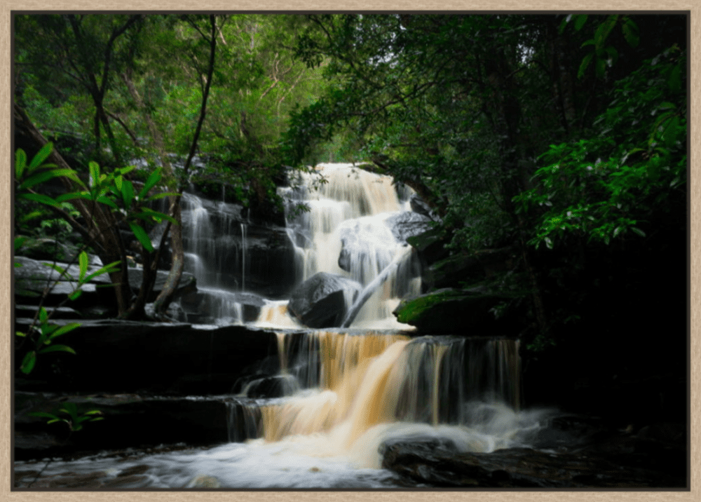 Somersby Falls Framed Print