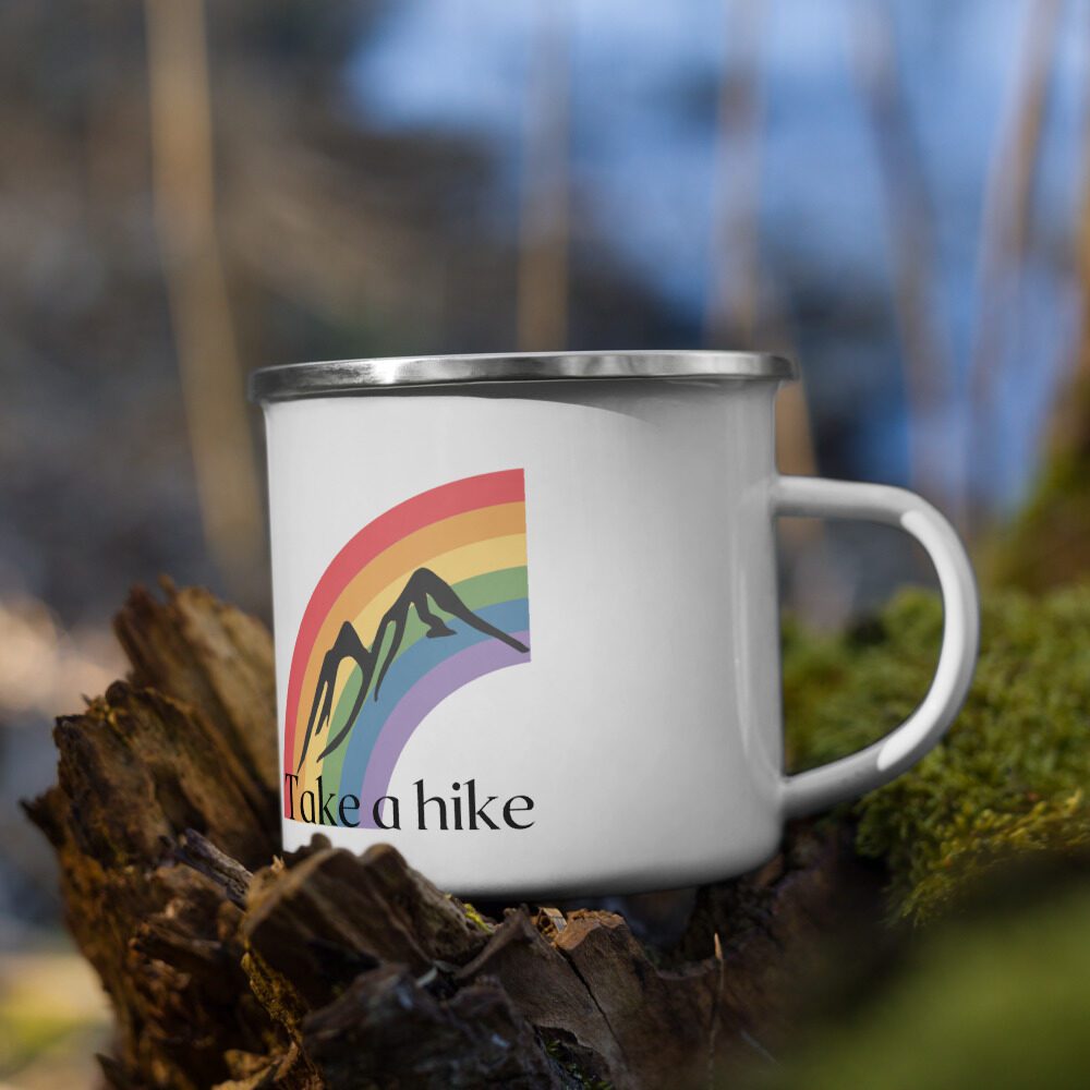 Adventurer Pride Enamel Camp Mug