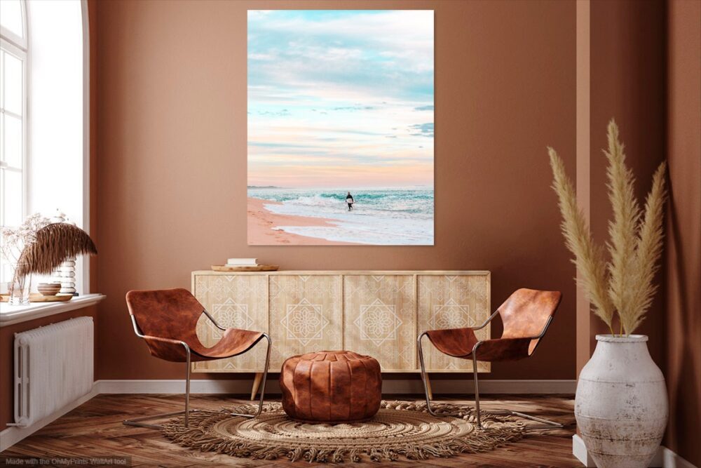 Ethereal Surfer Framed Print - Image 2