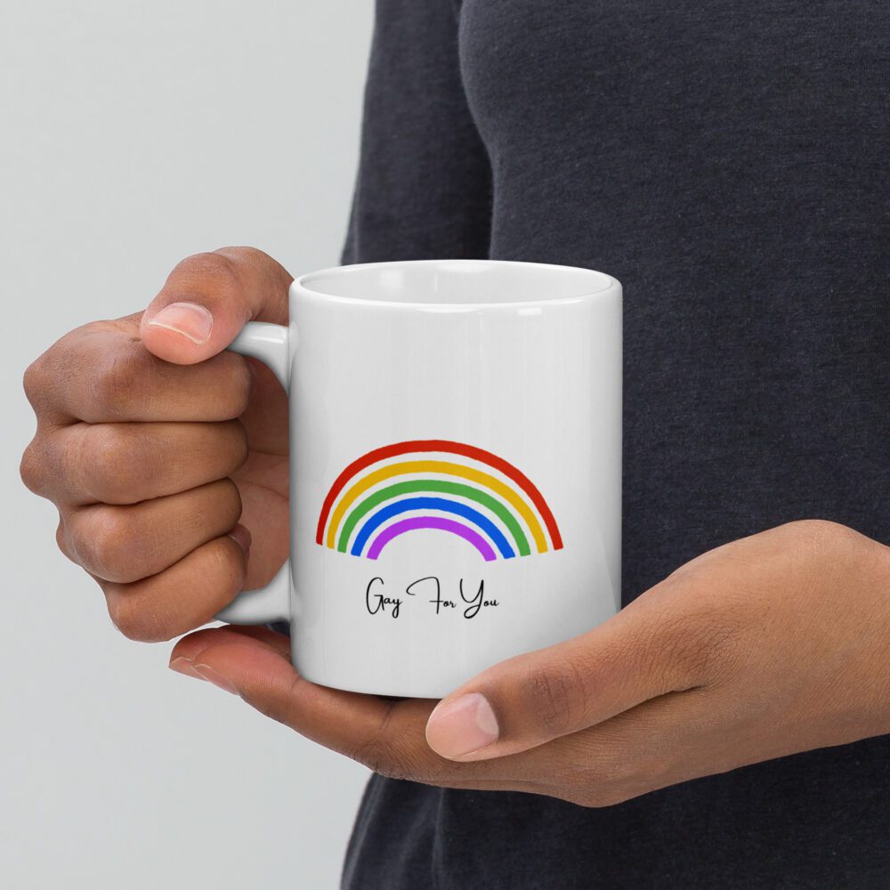 gay for you pride mug