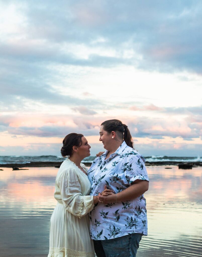 Lesbian wedding photographer Central Coast